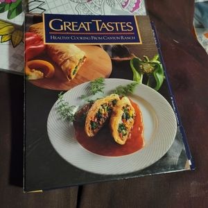 COOKBOOK GREAT TASTES HEALTHY COOKING FROM CANYON RANCH EUC